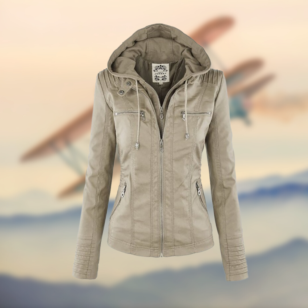 Karoline | Einzigartige Elegante Lederjacke