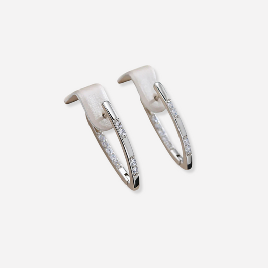 Sylvia | Elegante Ohrringe mit Zirkonen