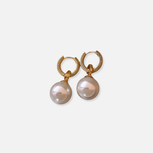 Mila | Elegante Perlen Ohrringe